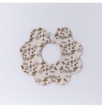 Adorable Simple Pattern Cotton Snap-on Flowers Shaped Bib - Image 16
