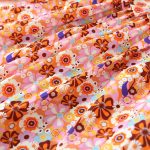 Autumn Arrival Baby Kids Girls Floral Pattern Long Sleeves Crew Neck Dress - Image 4