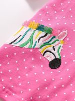 Design Autumn Girls Vivid Dots And Animals Pattern Long Sleeves Dress - Image 5