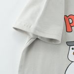 Summer Boys’ Animals Cartoon and Letters Pattern T-shirt in European and American Style - Image 4