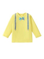 Arrival Autumn Girls’ Bow-Knot Attached Long Sleeves T-Shirt In European And American Style - Image 7