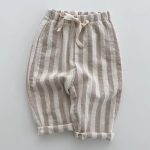Summer Hot Selling Baby Breathable Thin Striped Loose Comfortable Pants - Image 16
