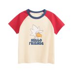 Summer Boys’ Cartoon and Letters Print T-shirt in European and American Style - Image 10