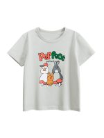 Summer Boys’ Animals Cartoon and Letters Pattern T-shirt in European and American Style - Image 5