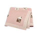 Hot Selling: Spring/Summer Arrival Knitted Cute Little House Soft Baby Blanket, Perfect For Newborn Boys And Girls - Image 11