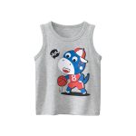 Baby Cartoon Print Pattern Sleeveless Crewneck Tops - Image 27