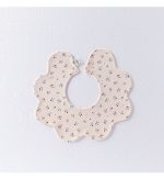 Adorable Simple Pattern Cotton Snap-on Flowers Shaped Bib - Image 17