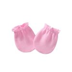Newborn Baby Solid Color Soft Cotton Gloves For All Seasons - Image 10