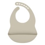 Baby Solid Color Food Grade Silicone Bibs - Image 14