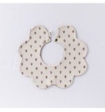 Adorable Simple Pattern Cotton Snap-on Flowers Shaped Bib - Image 12