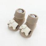 Baby Cartoon 3D Doll Patched Pattern Non-Slip Floor Socks - Image 9
