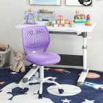 NNECW Adjustable Mid Back Children Study Chair with Adjustable Height for Office-Purple - Image 5