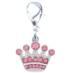 Crystal Crown Dog Cat Charm Pink