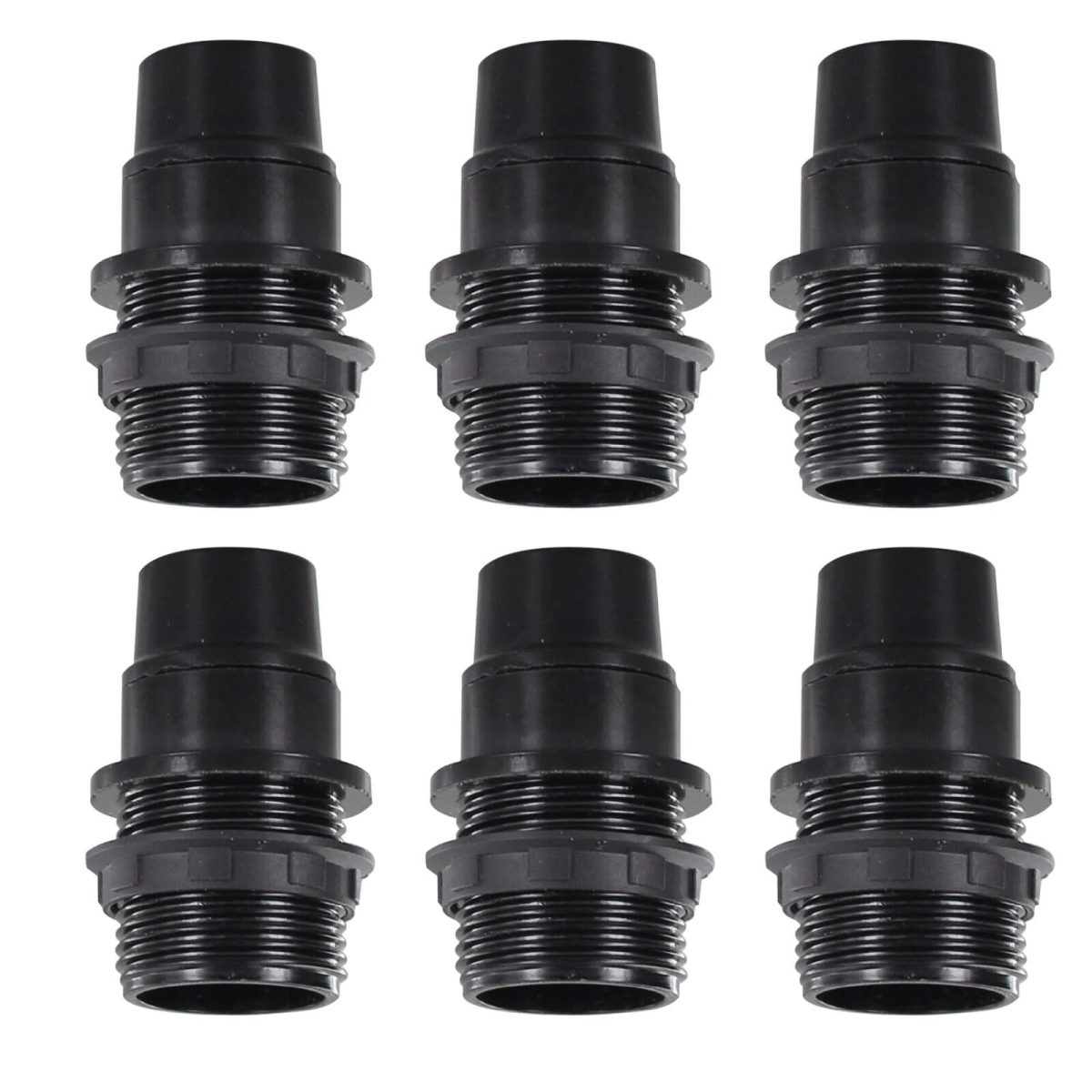 E14 Socket Bulb Holder Edison Small Screw Black Plastic Lamp holder~4357 - Image 9