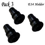 E14 Socket Bulb Holder Edison Small Screw Black Plastic Lamp holder~4357 - Image 7