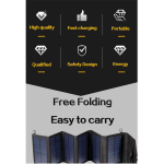 NNEOBA Foldable Solar Panel Charger with 20W/h Portable USB - Image 5