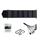 NNEOBA Foldable Solar Panel Charger with 20W/h Portable USB - Image 2
