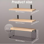 Wall Mounted Floating Shelves - Image 3