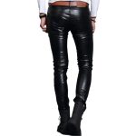 Men’s Skin Tight Leather Motorcycle Pants - Image 2