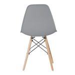 4 nowoczesne krzesła do jadalni, w 4 kolorach-szare - Image 5