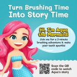 Aqua the Mermaid Toothbrush for Kids With Toy Fun - Image 3