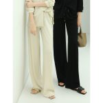 Urban High Rise Wide Leg Knitted Pants - Image 2