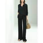 Urban High Rise Wide Leg Knitted Pants - Image 4