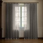 Warm Grey Linen Sheer Curtains - Triple Pinch Pleat - Standard Sizes & Made to Measure - Image 2