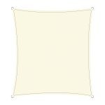 NNEDPE Waterproof Outdoor Shade Sail Canopy Sun Cloth  Square 4x4M