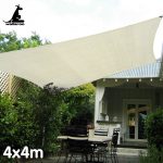 NNEDPE Waterproof Outdoor Shade Sail Canopy Sun Cloth  Square 4x4M - Image 5