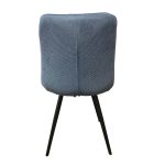 Jedálenská stolička Zoe, 2 kusy, oceľovo modrá - Image 3